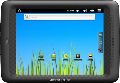 Archos ra arnova 8b g2 dùng chip 1ghz