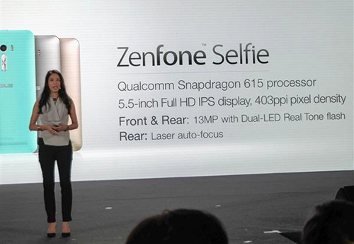 Asus trình làng zenfone selfie camera trước 13 megapixel