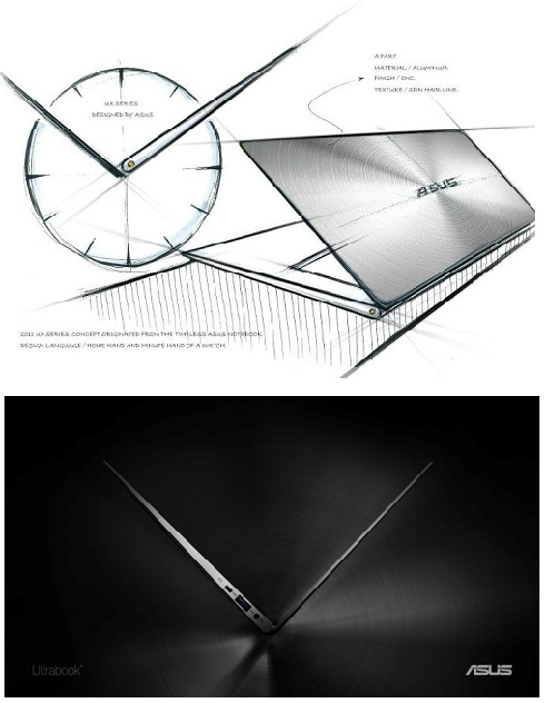 Asus zenbook ux301 mang cảm hứng thiết kế từ đồng hồ đeo tay cao cấp