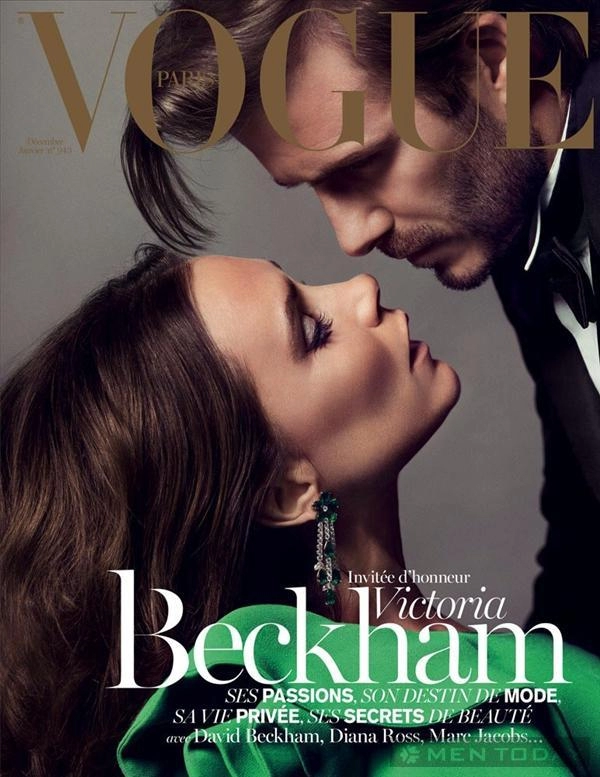 Beckham victoria mặn nồng trên tạp chí vogue paris