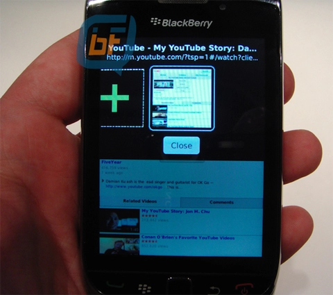 Blackberry 9800 màn hình cảm ứng và bàn phím trượt