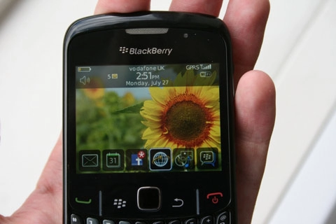 Blackberry không có trackball