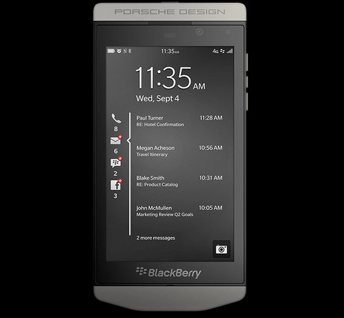 Blackberry ra smartphone cảm ứng hạng sang giá 2400 usd