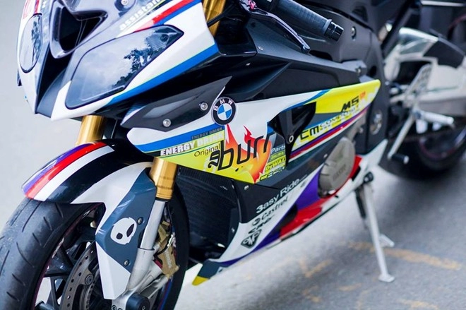 Bmw s1000rr 2014 họa tiết đốm lửa