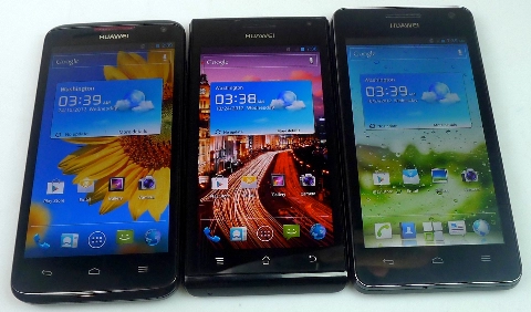 Bộ ba smartphone androidcủa huawei sắp bán tại vn