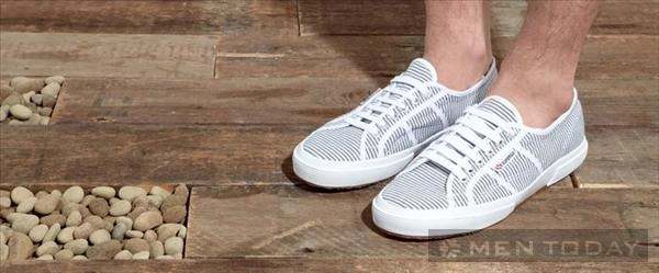 Bộ sưu tập giày sneakers nam từ oliver spencer x superga