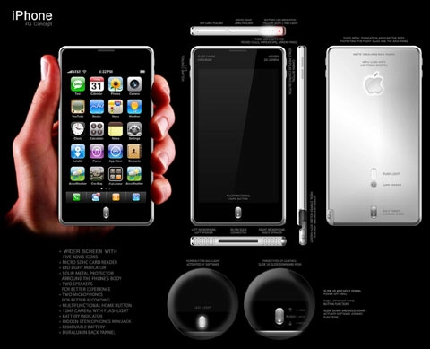 Bộ sưu tập iphone 4g tưởng tượng