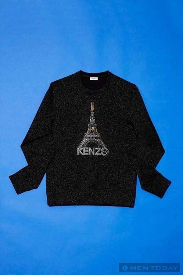 Bộ sưu tập sweaters nam với họa tiết độc đáo của kenzo