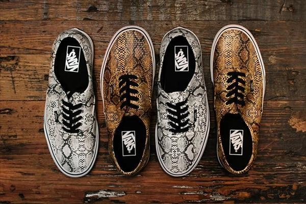 Bst giày sneakers da rắn sành điệu từ vans