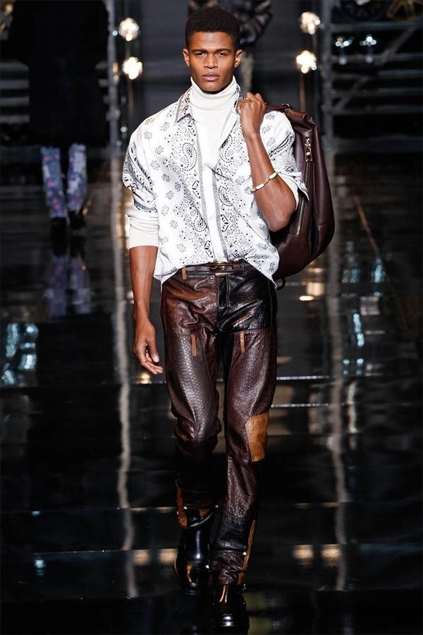 Bst thời trang nam thu đông 2014 của versace mfw
