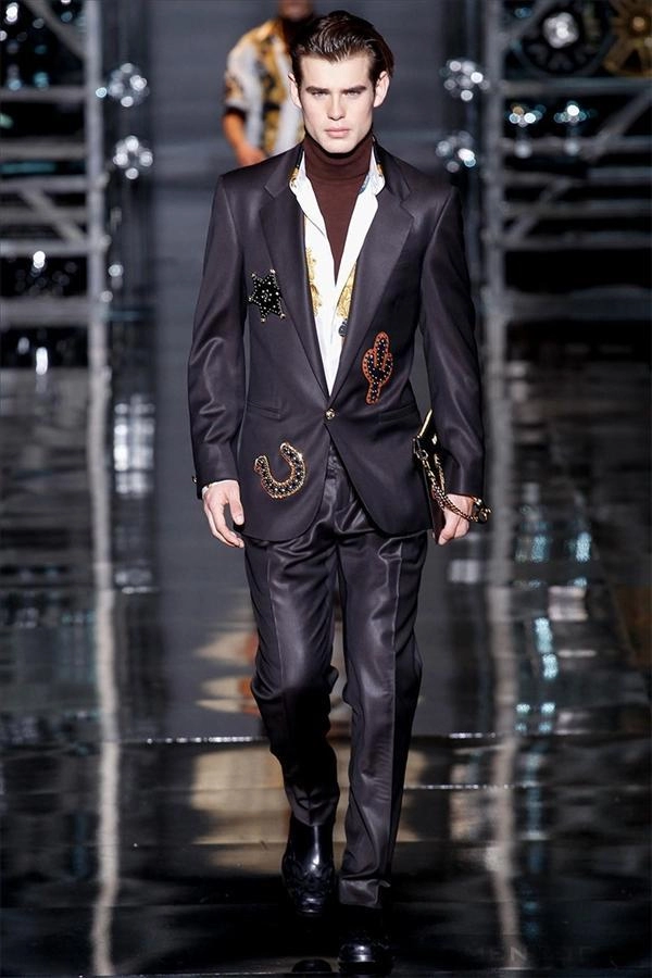 Bst thời trang nam thu đông 2014 của versace mfw