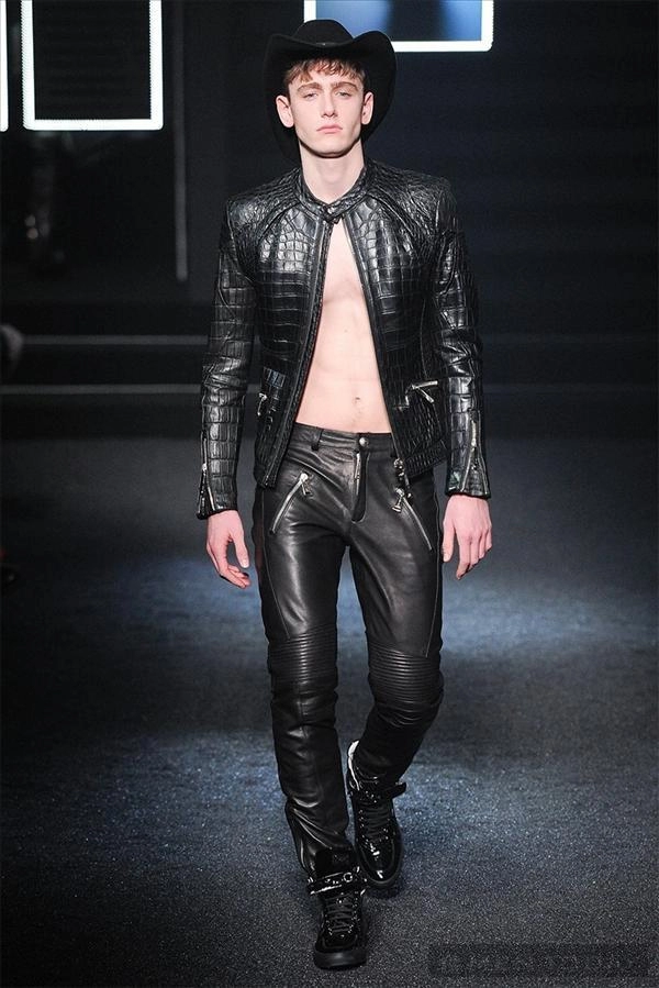 Bst thời trang nam thu đông 2014 đậm chất cao bồi của philipp plein mfw
