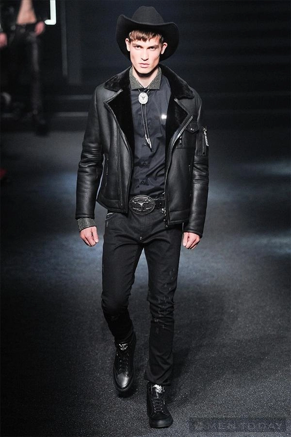 Bst thời trang nam thu đông 2014 đậm chất cao bồi của philipp plein mfw