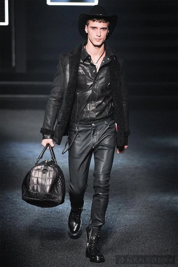 Bst thời trang nam thu đông 2014 đậm chất cao bồi của philipp plein mfw