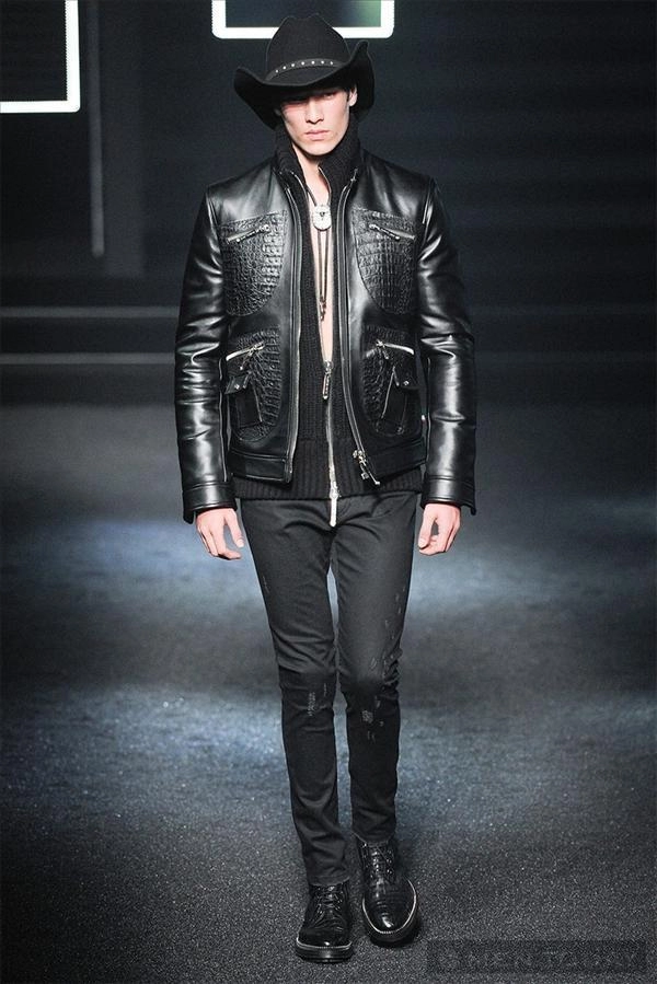 Bst thời trang nam thu đông 2014 đậm chất cao bồi của philipp plein mfw