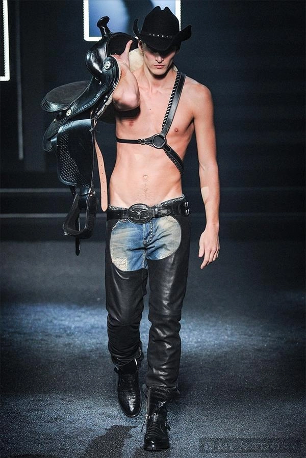 Bst thời trang nam thu đông 2014 đậm chất cao bồi của philipp plein mfw