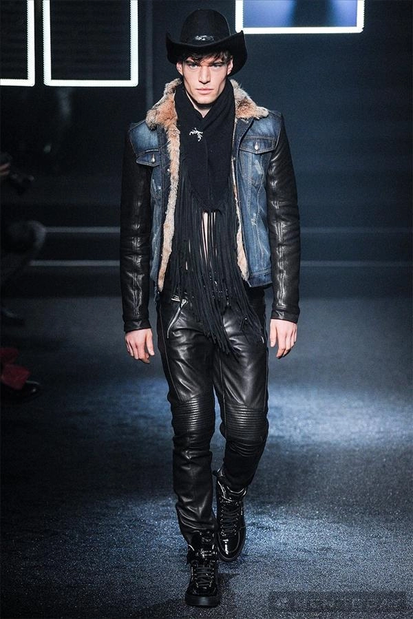 Bst thời trang nam thu đông 2014 đậm chất cao bồi của philipp plein mfw