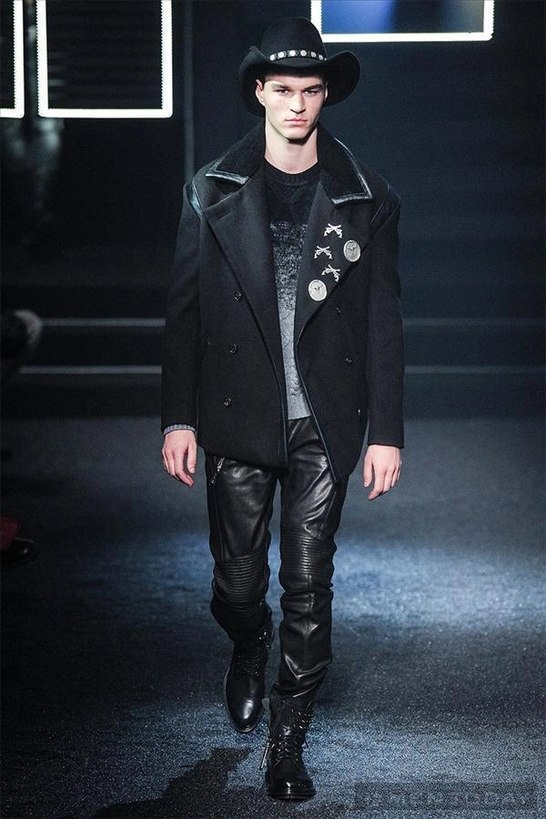 Bst thời trang nam thu đông 2014 đậm chất cao bồi của philipp plein mfw