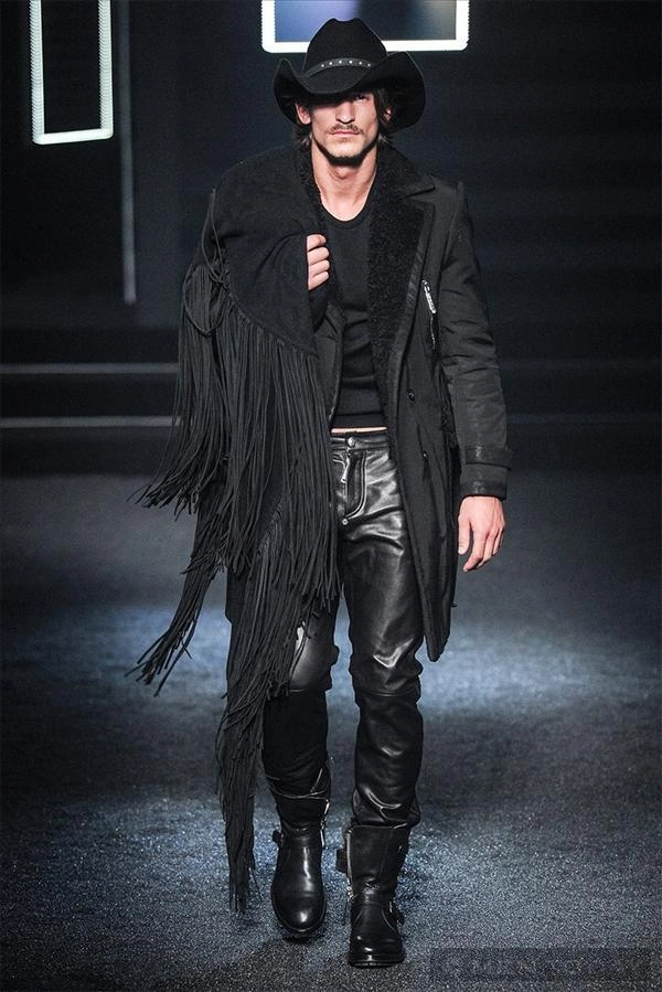 Bst thời trang nam thu đông 2014 đậm chất cao bồi của philipp plein mfw