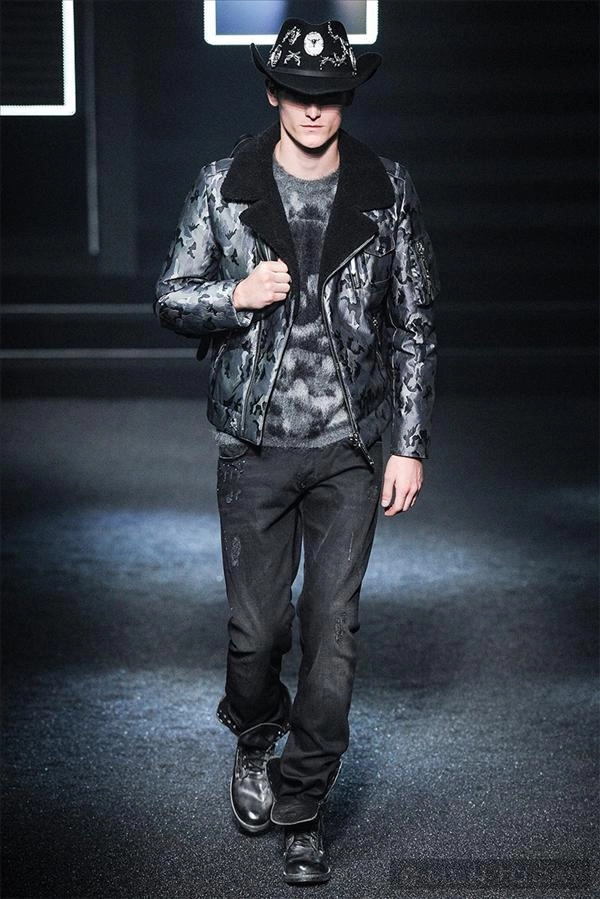 Bst thời trang nam thu đông 2014 đậm chất cao bồi của philipp plein mfw