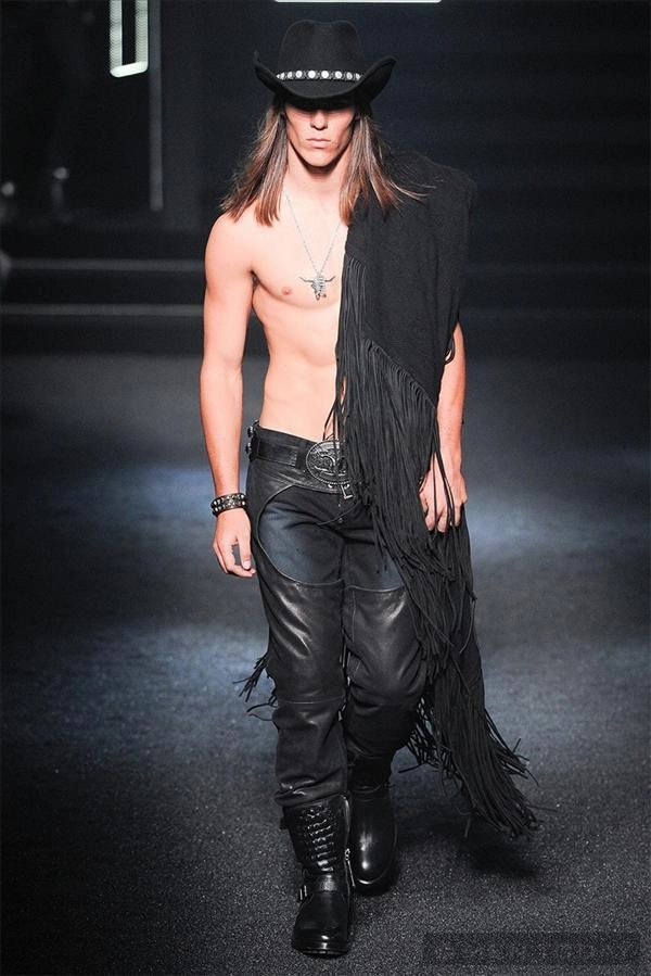 Bst thời trang nam thu đông 2014 đậm chất cao bồi của philipp plein mfw