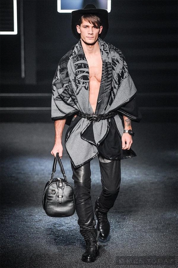 Bst thời trang nam thu đông 2014 đậm chất cao bồi của philipp plein mfw