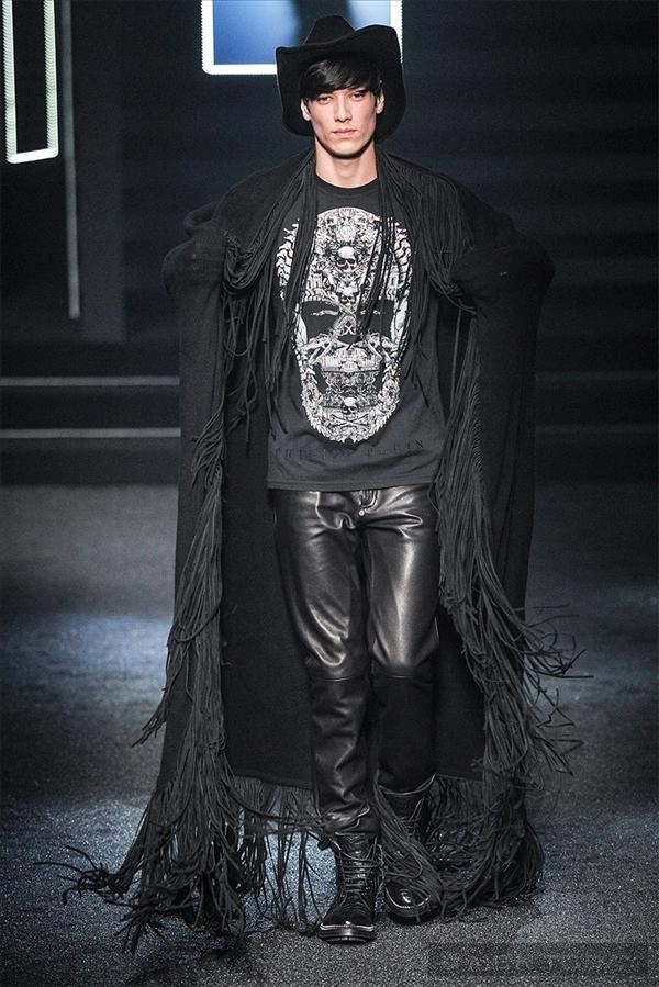 Bst thời trang nam thu đông 2014 đậm chất cao bồi của philipp plein mfw