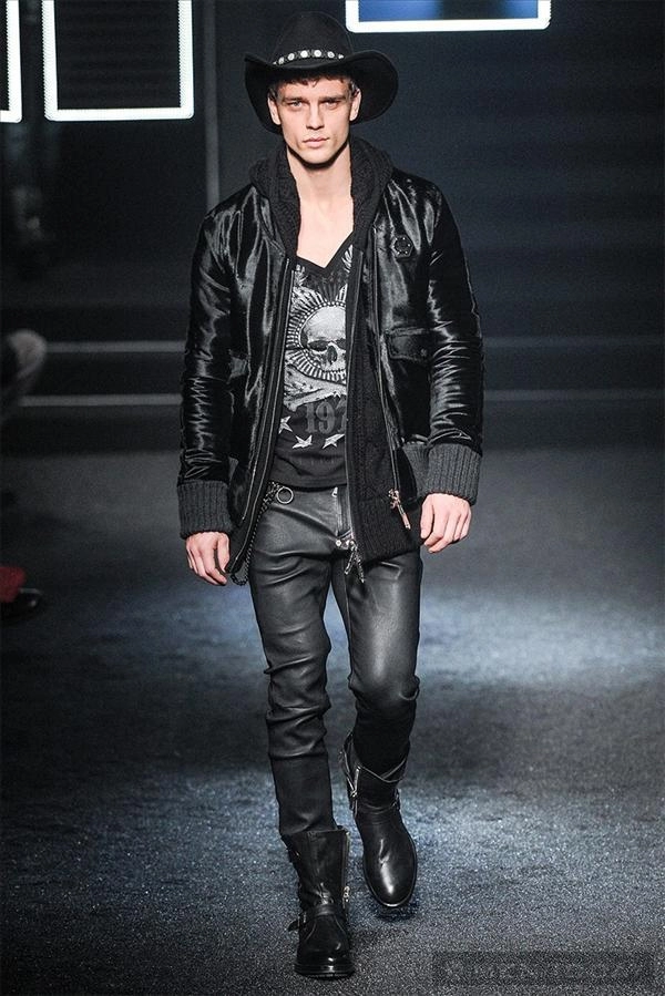 Bst thời trang nam thu đông 2014 đậm chất cao bồi của philipp plein mfw