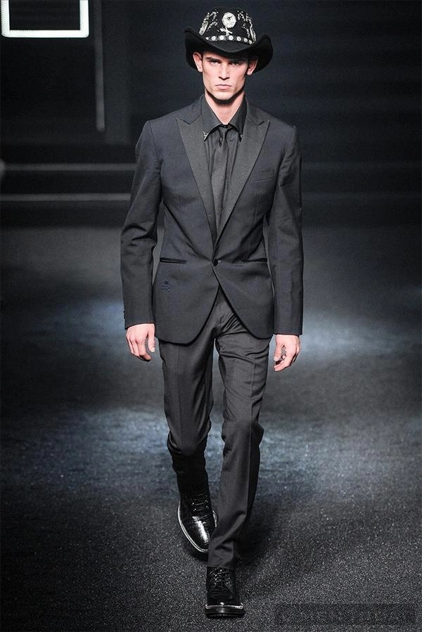 Bst thời trang nam thu đông 2014 đậm chất cao bồi của philipp plein mfw