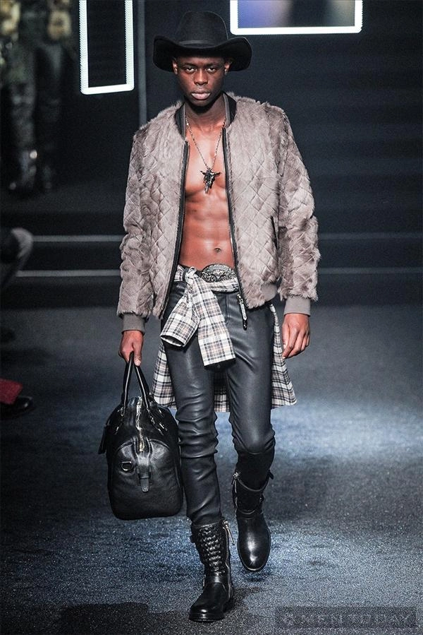 Bst thời trang nam thu đông 2014 đậm chất cao bồi của philipp plein mfw
