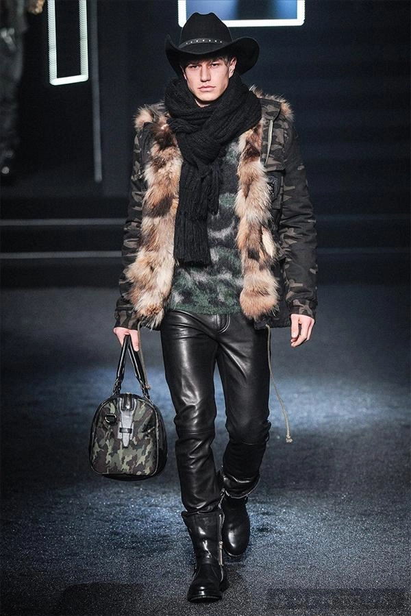 Bst thời trang nam thu đông 2014 đậm chất cao bồi của philipp plein mfw