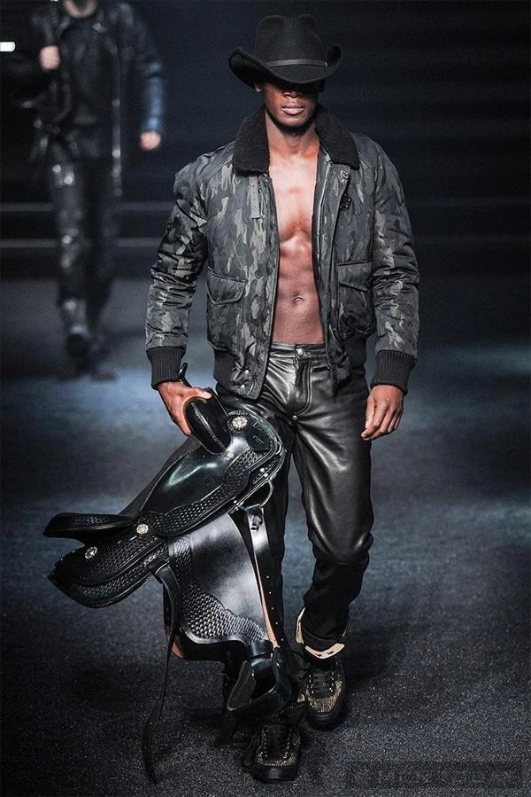 Bst thời trang nam thu đông 2014 đậm chất cao bồi của philipp plein mfw