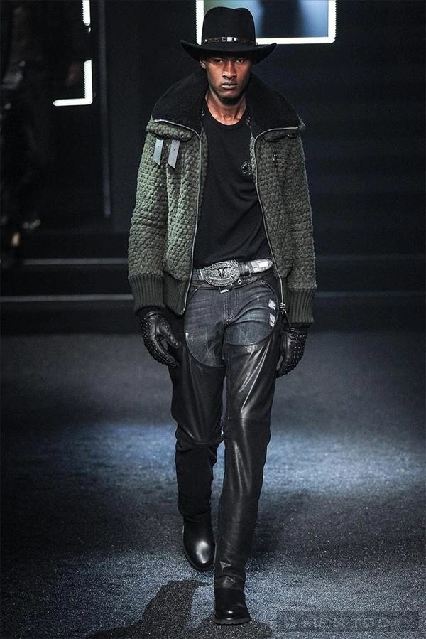 Bst thời trang nam thu đông 2014 đậm chất cao bồi của philipp plein mfw