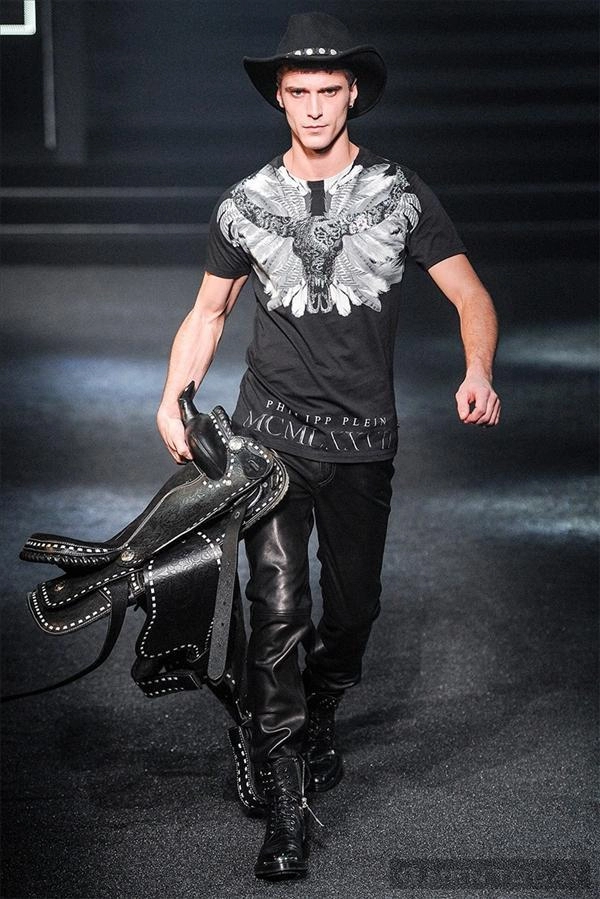 Bst thời trang nam thu đông 2014 đậm chất cao bồi của philipp plein mfw