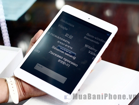 Cận cảnh ipad mini tại việt nam