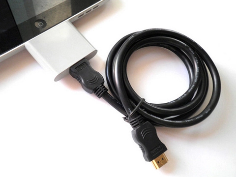 Cáp hdmi cho ipad xuất hiện