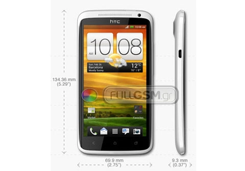 Cấu hình và ảnh chính thức của htc one x