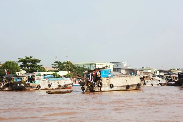 Chào ngày mới trên chợ nổi cái răng