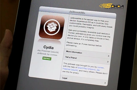 Đã có jailbreak qua web cho ipad 2