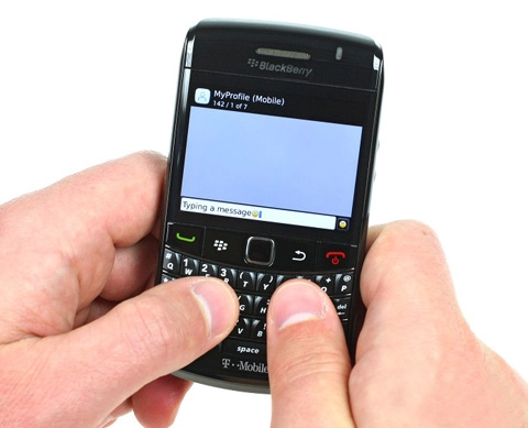 đập hộp blackberry bold 9780