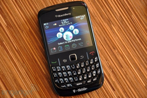 đập hộp blackberry curve 8520