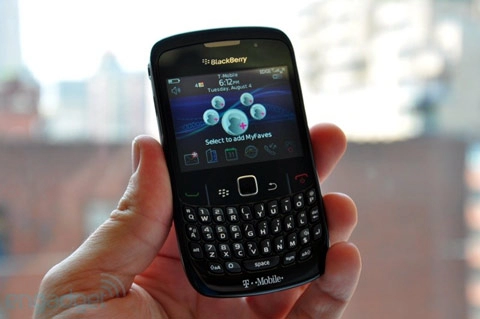 đập hộp blackberry curve 8520