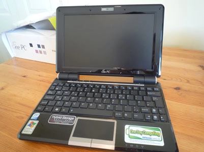 đập hộp eee pc 1000he