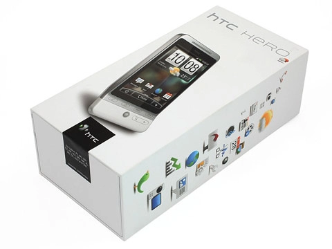 đập hộp htc hero xinh xắn