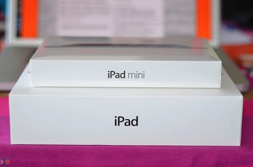 đập hộp ipad mini sớm