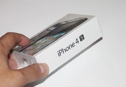 đập hộp iphone 4s