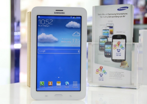 Đập hộp máy tính bảng giá rẻ samsung galaxy tab lite