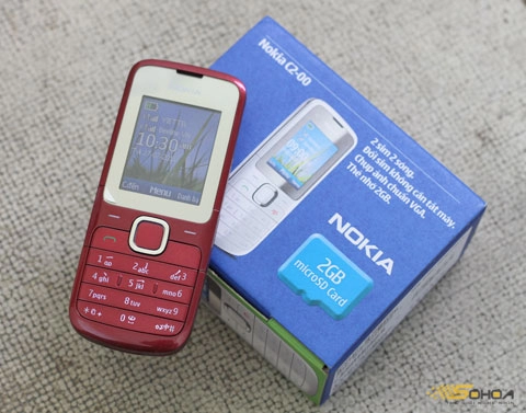 đập hộp nokia c2 hai sim