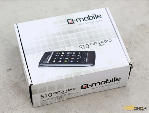 đập hộp q-mobile s10 chạy android 22