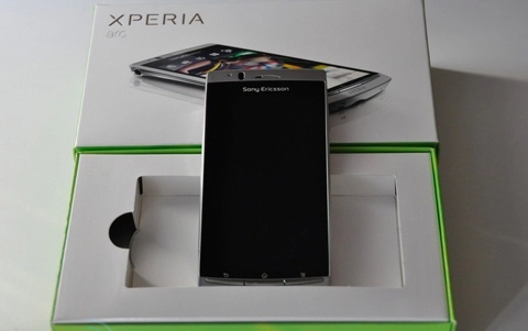 đập hộp xperia arc